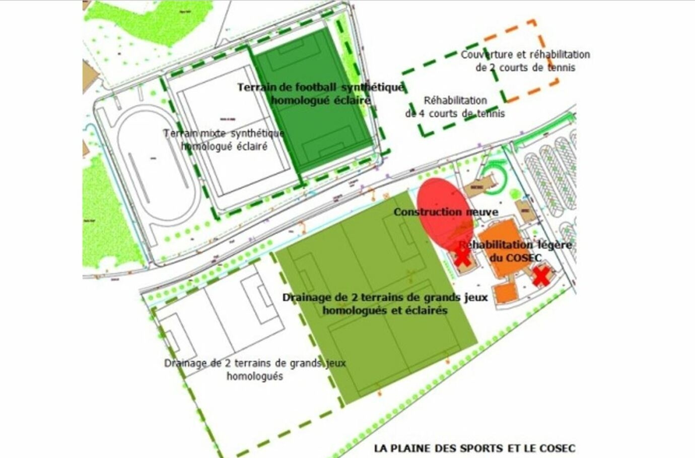 PRES Université Lille Nord de France - Scénario de restructuration du site sportif de la Cité scientifique - ProPolis